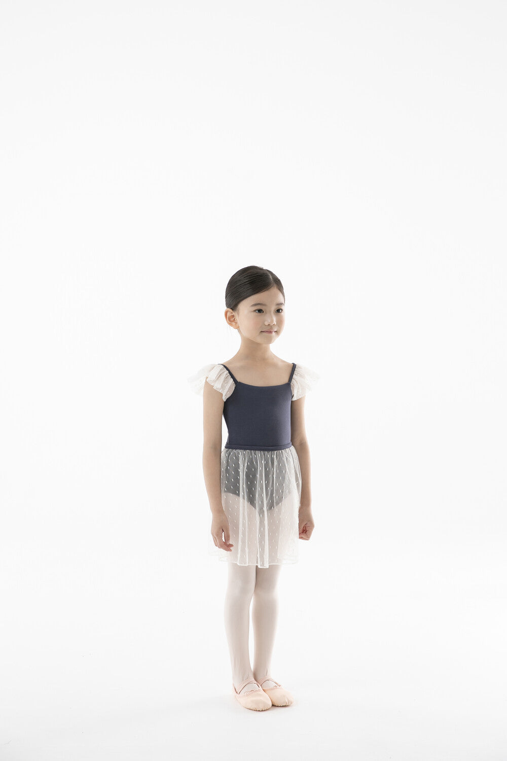 Girls Navy Ballet Onesies Set