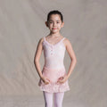 Girls Pink Lace Ballet Onesies(1513/Pink)