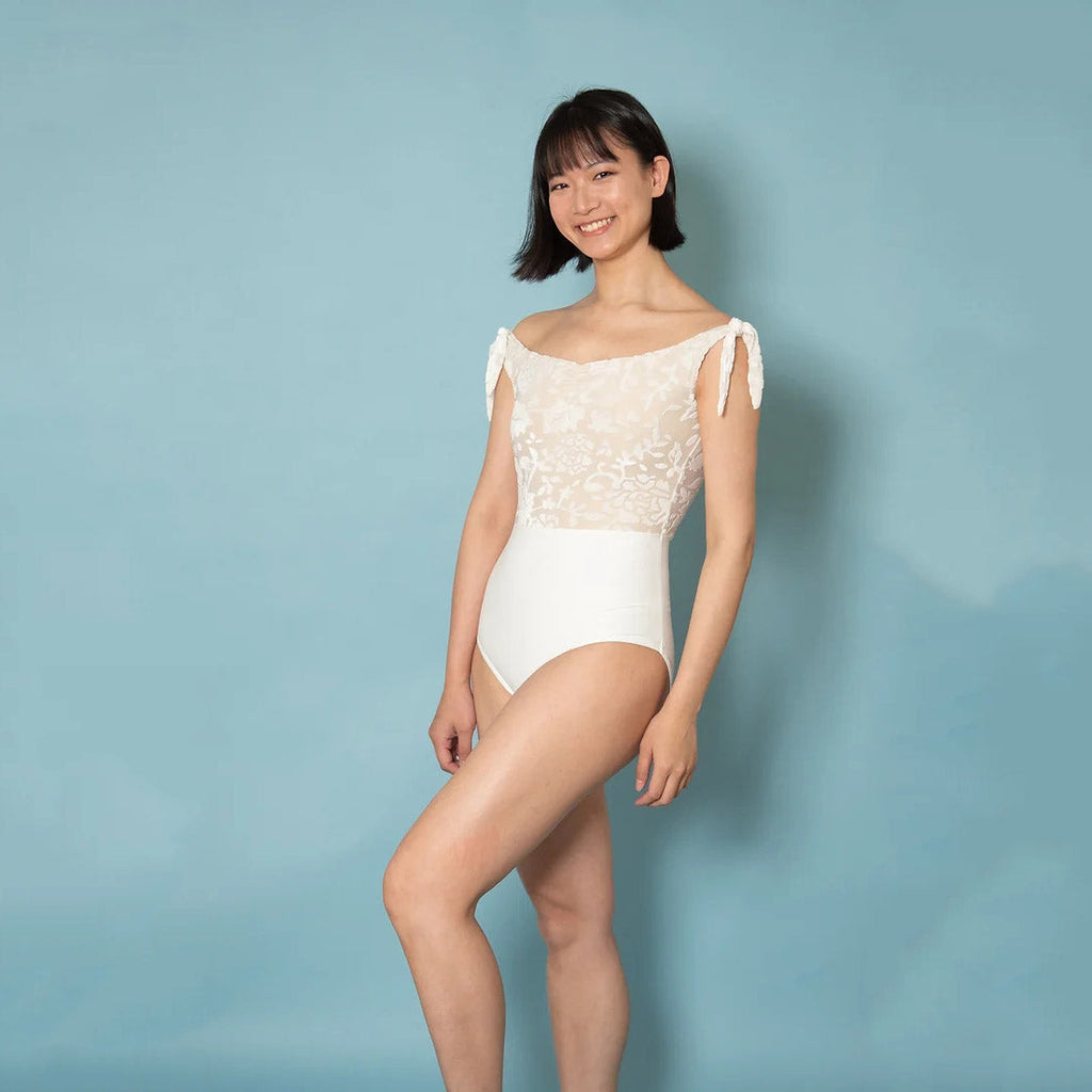 Girls White Ballet Onesies(2031/White)