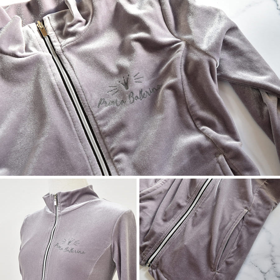 Alisa Zhang-Girls Purple Gray"abby-w21/Purple Gray"Ballet Set