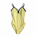Line Chest Tulip Leotard/Yellow