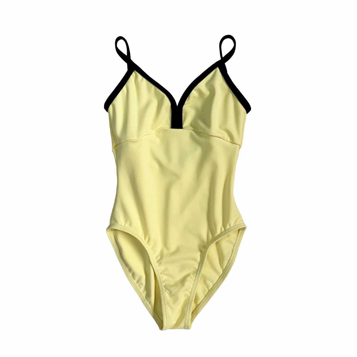 Line Chest Tulip Leotard/Yellow
