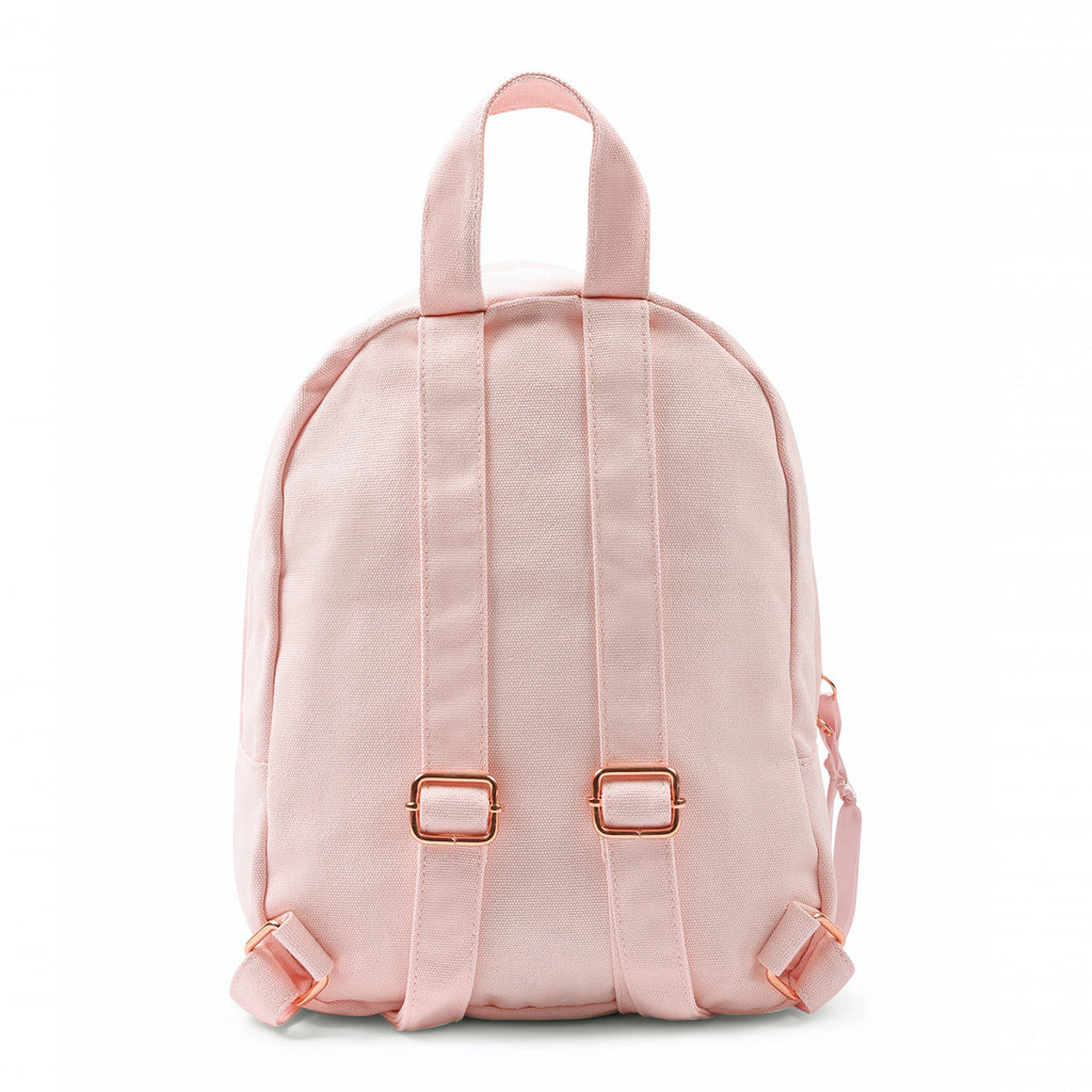 Girls Pale Pink Cotton Backpack