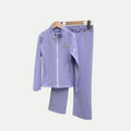 Girls Lavender Ballet Set(op200-B2-Back&Chest/Lavender)