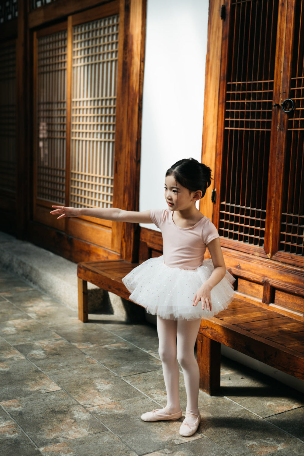 Girls White Ballet Skirts