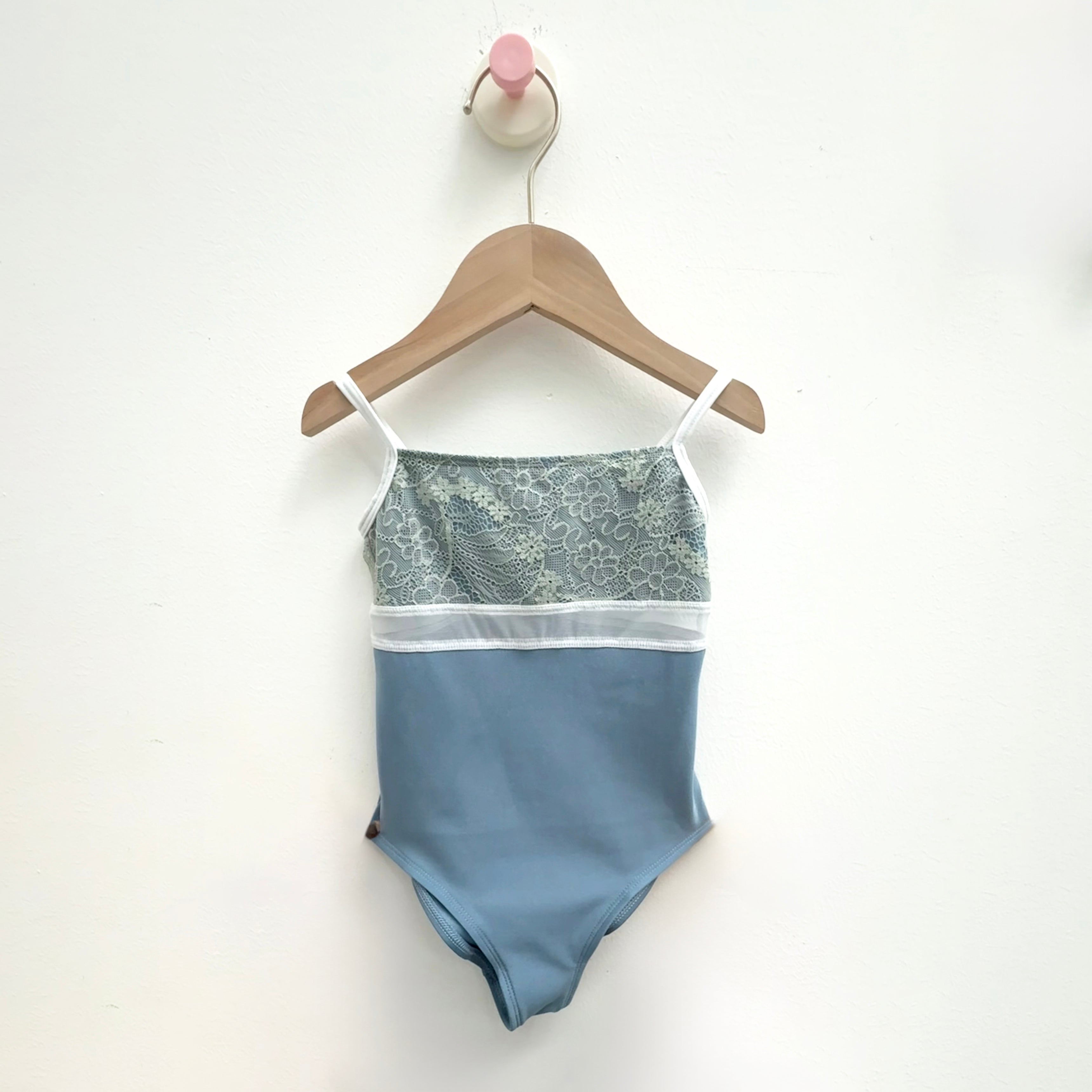 Girls Blue "BRIGID" Ballet Onesies(KC17038-C73/L28+PD17+TP03)
