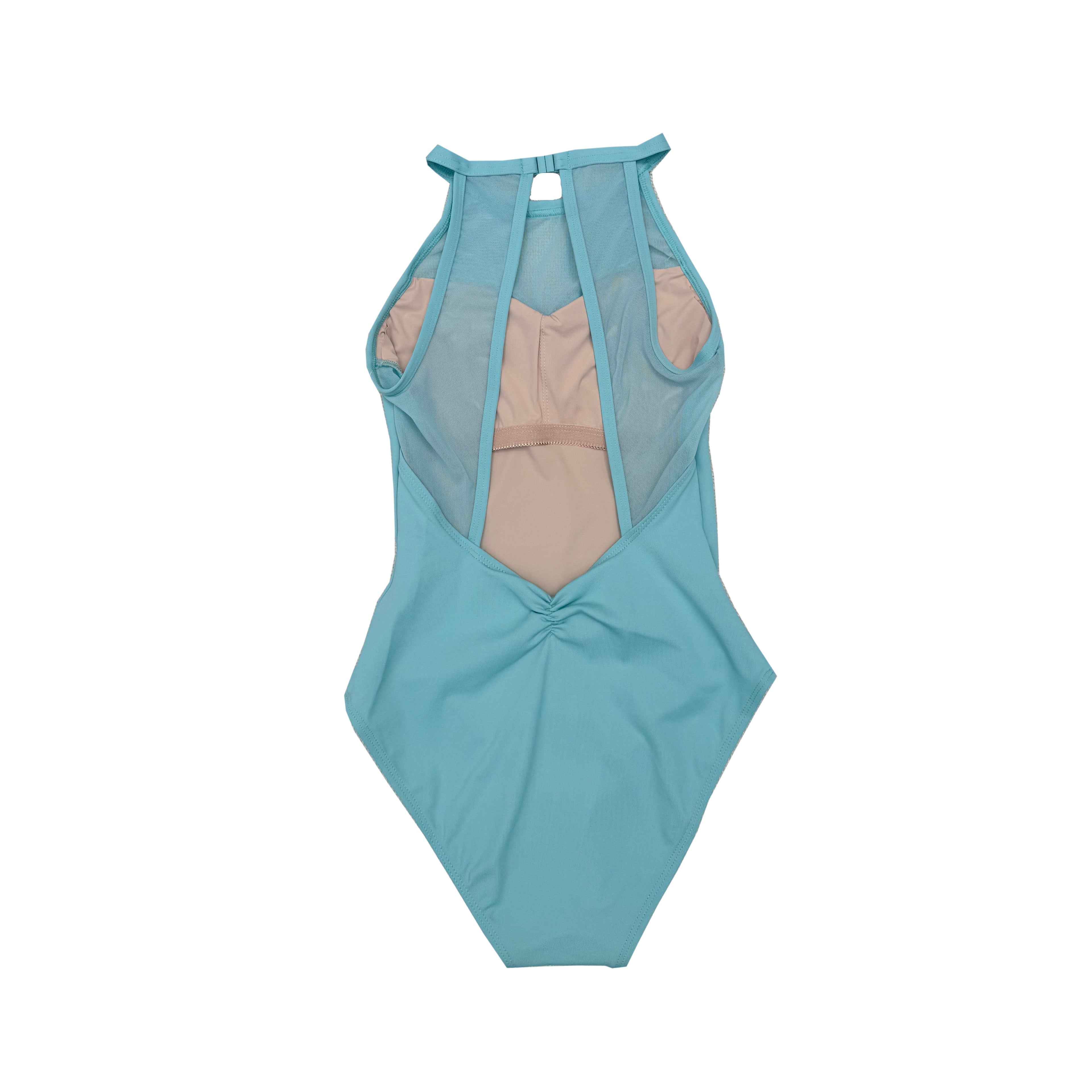 Women Blue "Allison" Ballet Onesies(LUB899/NILE BLUE)