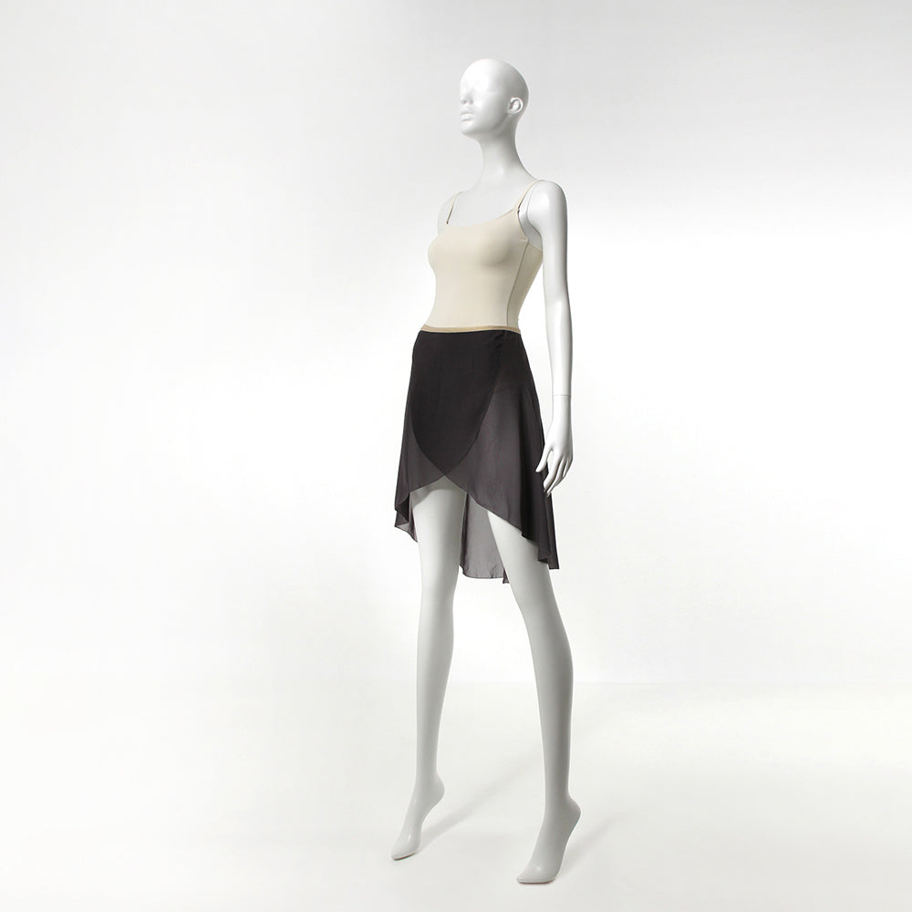 Women Charcoal Ballet Skirt(camille wrap skirt MIDI/CHARCOAL)