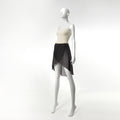 Women Charcoal Ballet Skirt(camille wrap skirt MIDI/CHARCOAL)