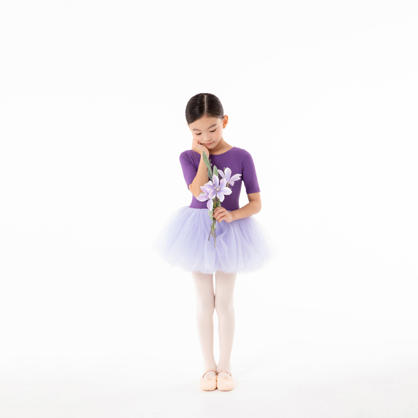 Girls Purple Ballet Onesies