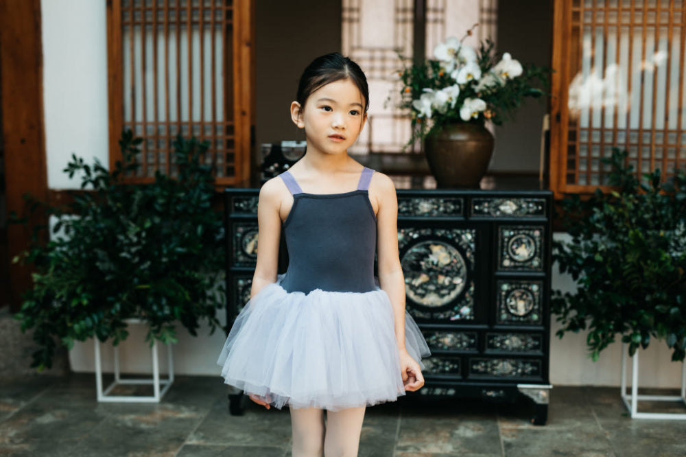 Girls Navy Ballet Onesies