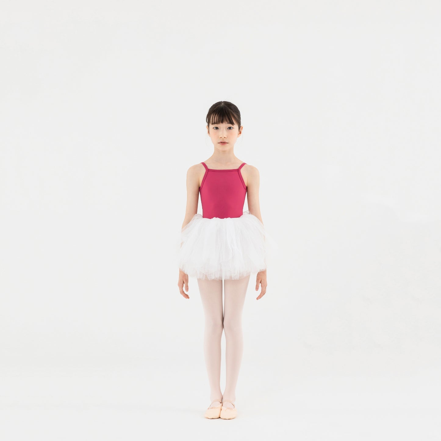 Girls White Ballet Skirt