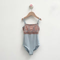 Girls Light Blue "BRIGID" Ballet Onesies(KC17038-C74/L76+L09+TRD27+TP14+L76)