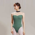 Girls Olive Ballet Onesies