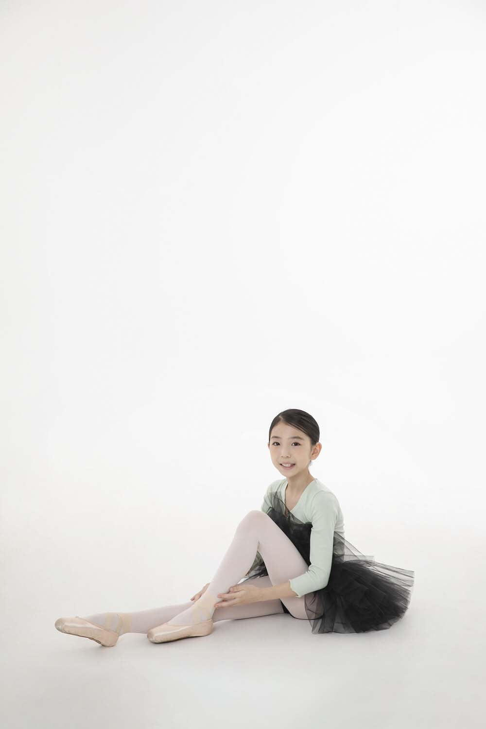 Girls Green Ballet Tops