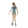 Girls Light Blue Ballet Onesies