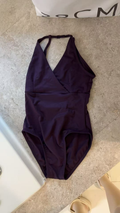 AVA GD Halterneck Leotard_Tactel/burgundy