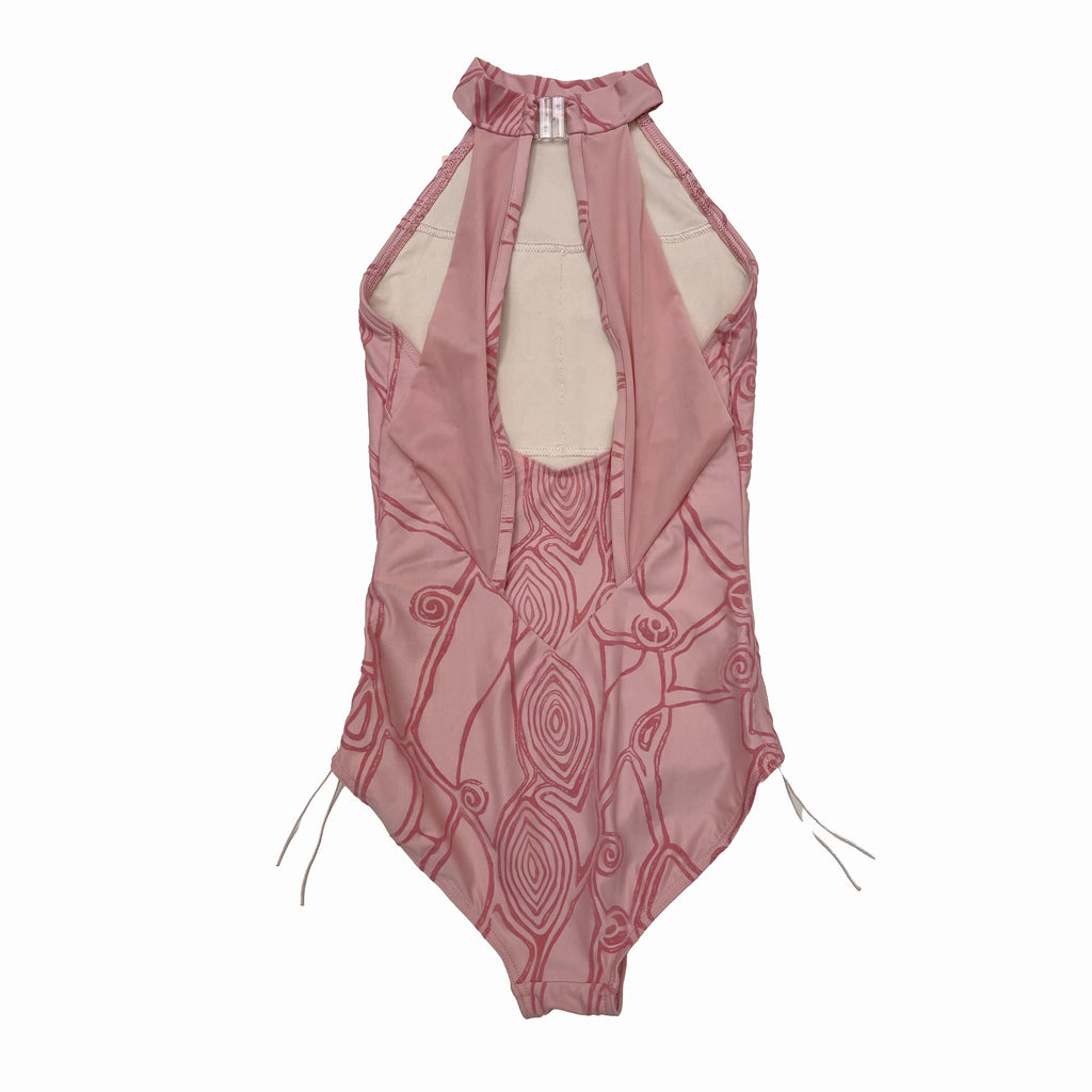 Girls Pink Ballet Onesies(DAD4026MP/Rosa antico)