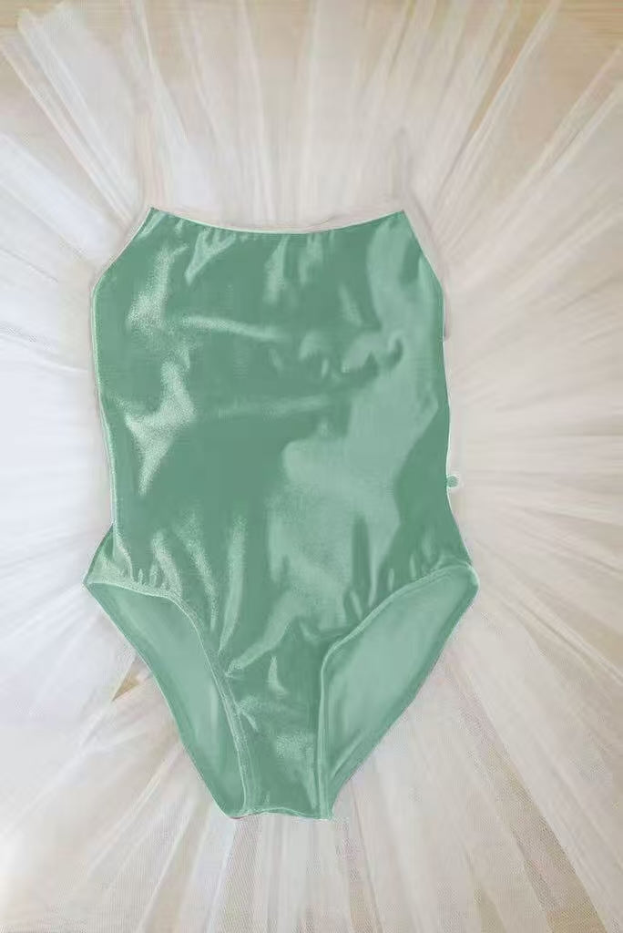 Girls Green "Daniela/V-Meadow/N-Pearl" Ballet Onesies