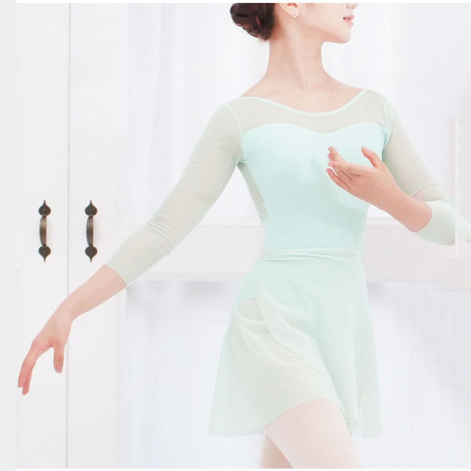 Girls Mint"flora1/mint"Ballet Onesies
