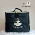 Girls Black"g52/I"Vanity Pouch(L 16 x W 22 x D 14 cm)
