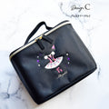 Girls Black"g52/C"Vanity Pouch(L 16 x W 22 x D 14 cm)