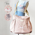 Girls Pink"item68/Dark Pink-tutu"Ballet Bag(W 27 x H 30 x D 17 cm)