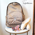 Girls Light Brown"item69/Light Brown/Judy"Ballet Backpack(W 28 x H 40 x D 11 cm)