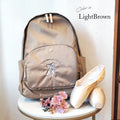 Tangtang-Girls Light Brown"item69/Light Brown"Ballet Backpack(W 28 x H 40 x D 11 cm)