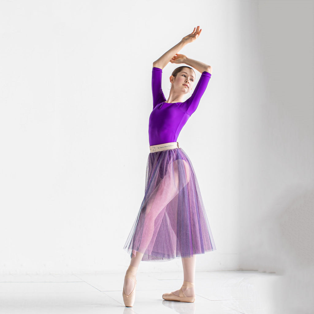 Girls Purple Ballet Onesies