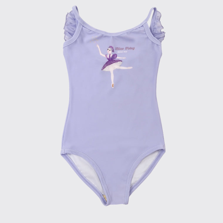 Girls Purple Ballet Onesies