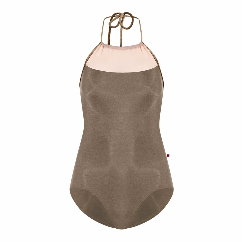 Women Coffee"Monique/N-Toffee/Mesh Blush/CV-Toffee"Ballet Onesies