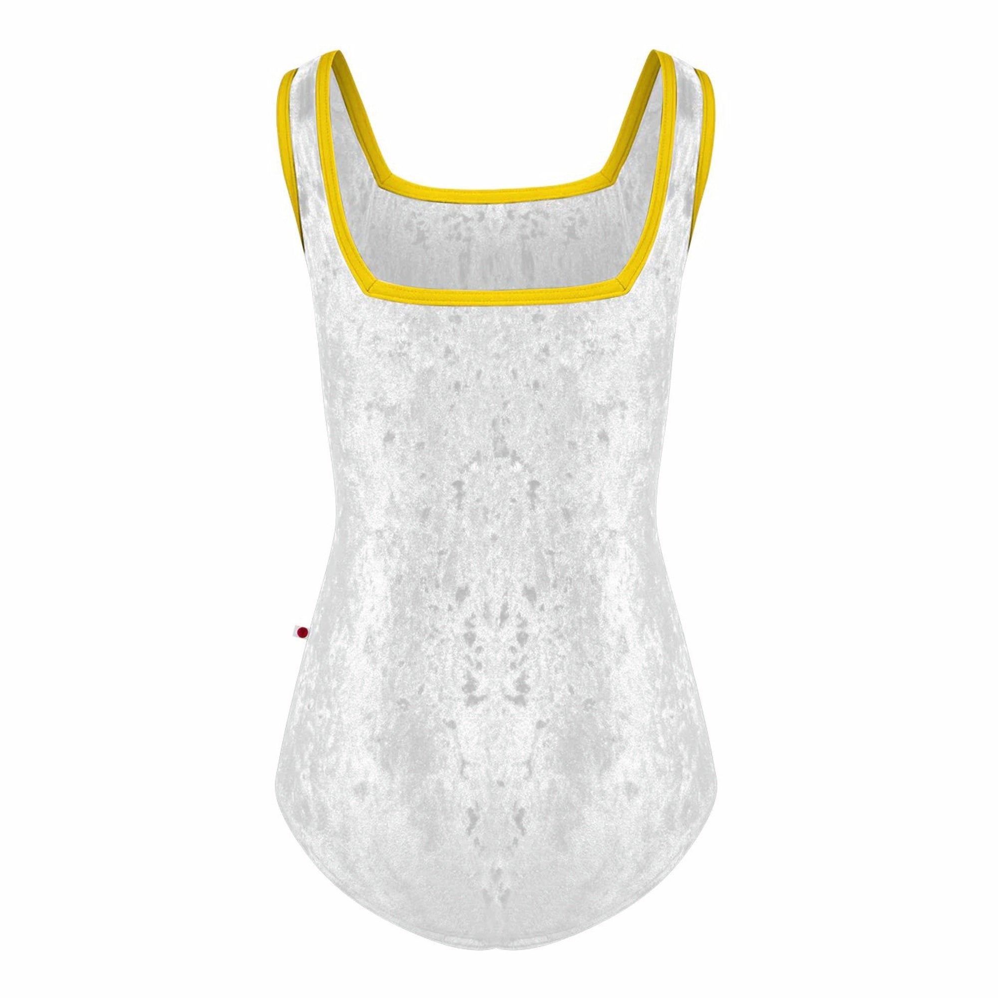 Girls White"Marieke/CV-White/T-Buttercup"Velvet Ballet Onesies