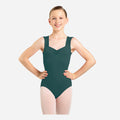Women Dark Teal"Tulip"Ballet Onesies(LUB362/DARK TEAL)