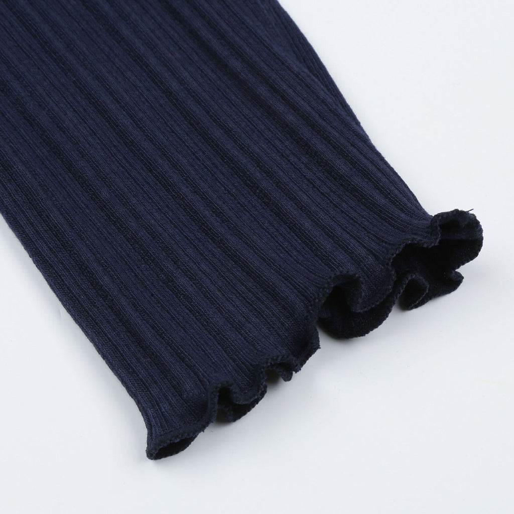Girls Navy Ballet Jumpsuit
