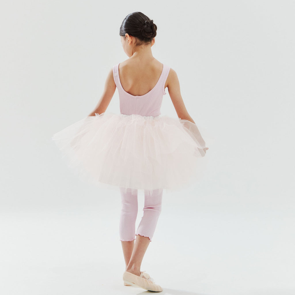 Girls Pink Ballet Jumpsuit