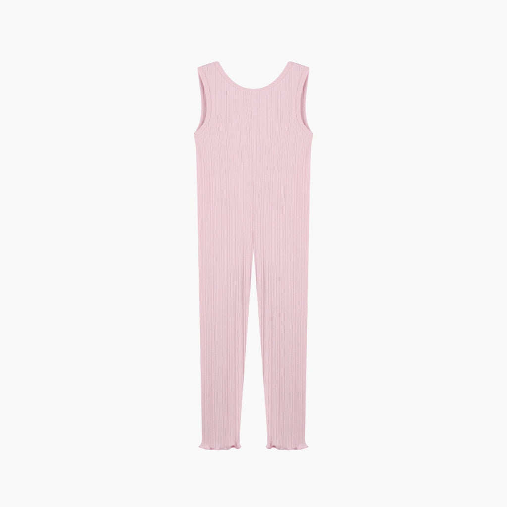 Girls Pink Ballet Jumpsuit