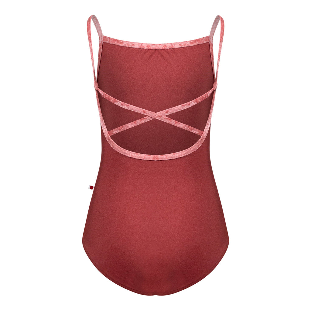 Girls Dark Red Ballet Onesies