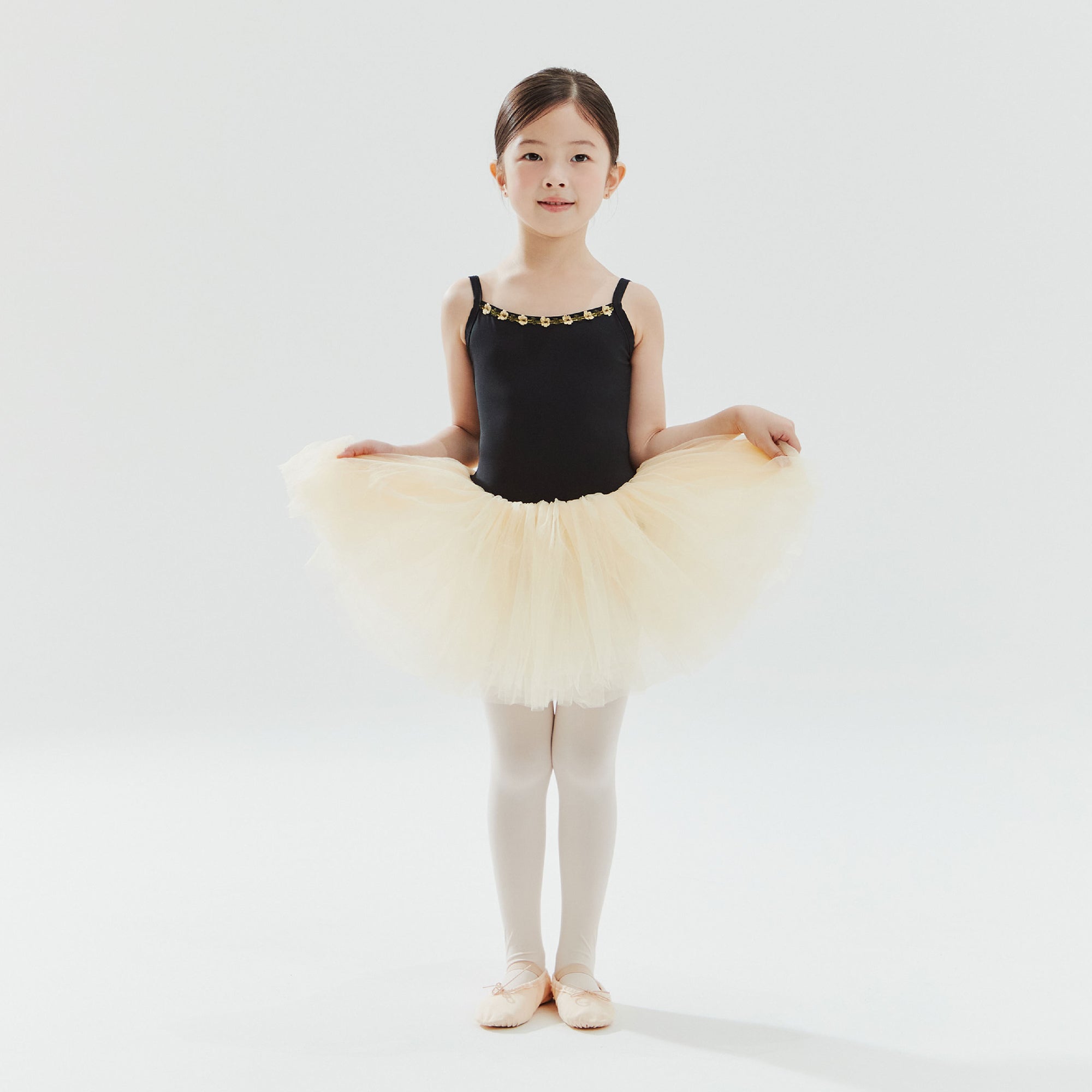 Girls Yellow Ballet Onesies