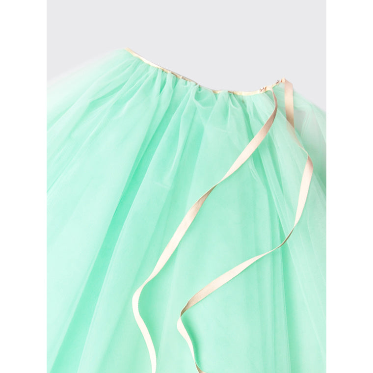 Women Mint Tulle Skirt(75 cm)