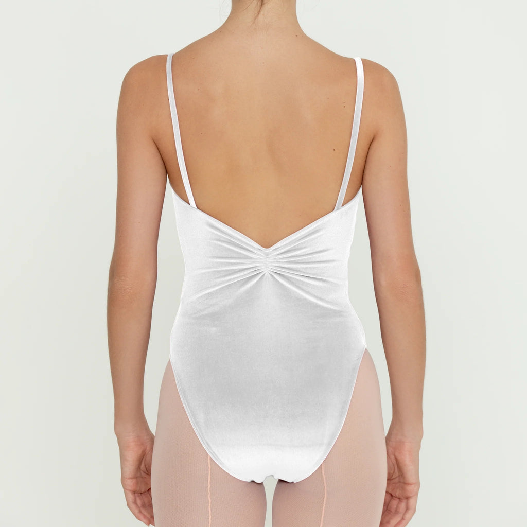 Women White Ballet Onesies